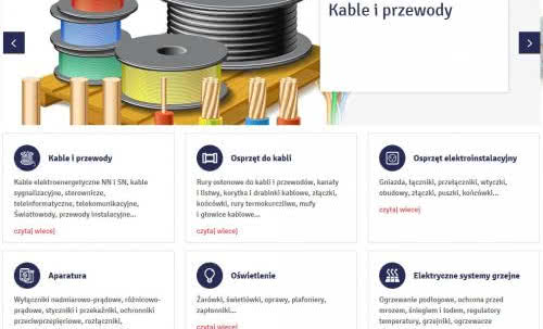 ELEKTRA Kable - ruszył nowy serwis internetowy